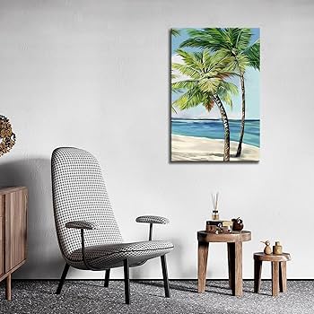 キャンバスプリントアート palm tree 絵画 額付き インテリア キャンバスプリントアート palm tree 絵画 額付き インテリア